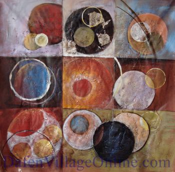 Abstract Line and circles 31